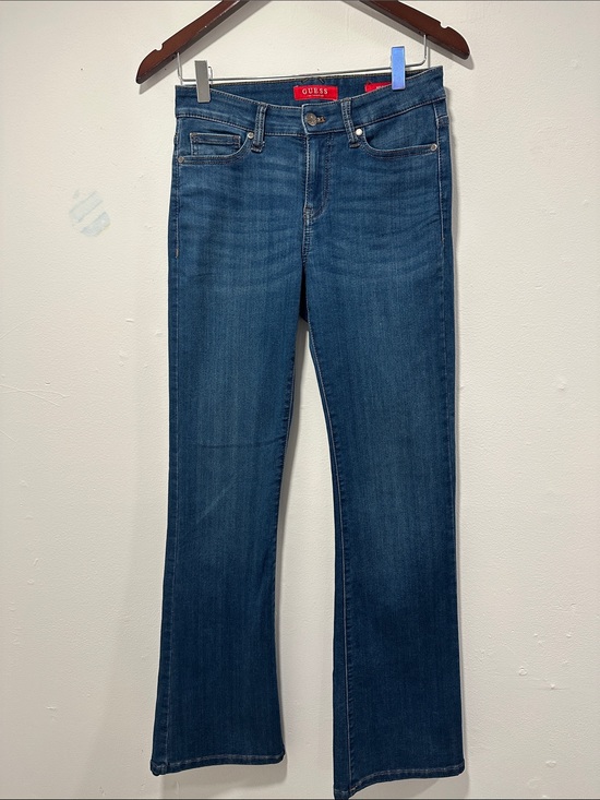Guess Denim - Guess Dark Blue Mid Rise Bootcut Jeans 368